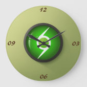 Geraffineerde Ticks wandklok (Voorkant)