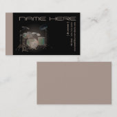 geraffineerde trommels visitekaartje (Voorkant / Achterkant)