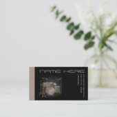 geraffineerde trommels visitekaartje (Staand voorkant)