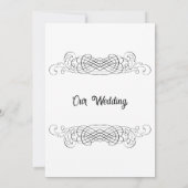 Geraffineerde uitnodiging voor weddenschappen (Achterkant)