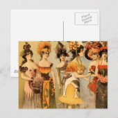 Geraffineerde Vaudeville Briefkaart (Voorkant / Achterkant)