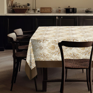 Geraffineerde Waterverf Damask bloemmotieven Tafelkleed