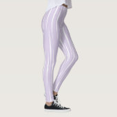 Geraffineerde witte unieke vlammen Lila Leggings (Rechts)
