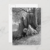 Geraint en Enid Ride Away Briefkaart (Voorkant / Achterkant)