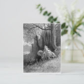 Geraint en Enid Ride Away Briefkaart (Staand voorkant)