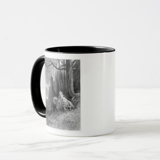 Geraint en Enid Ride Away Mok (Voorkant links)