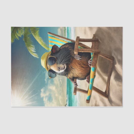 Gerald Chillin, cavia's gaan naar Wildwood Tissuepapier (Voorkant)