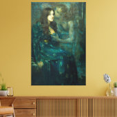 Gerald Edward Moira - De stille stem Canvas Afdruk (Insitu (Woonkamer))