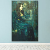 Gerald Edward Moira - De stille stem Canvas Afdruk (Insitu (Houten vloer))