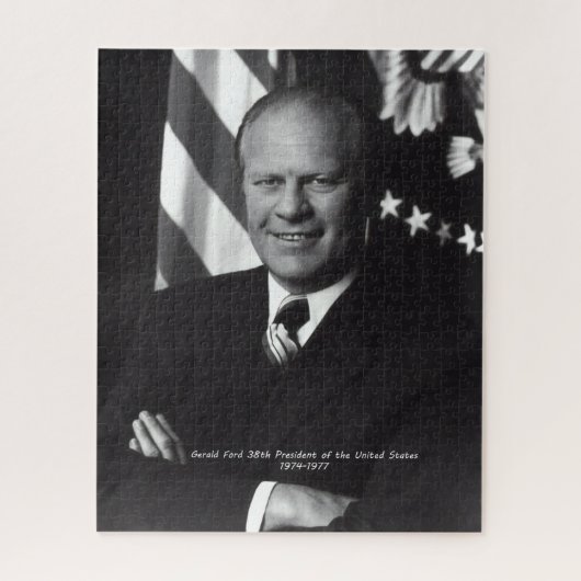 Gerald Ford 38e president van de Verenigde Staten Legpuzzel (Verticaal)