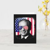 Gerald Ford Amerikaanse vlag op 4 juli Kaart (Gele Bloem)
