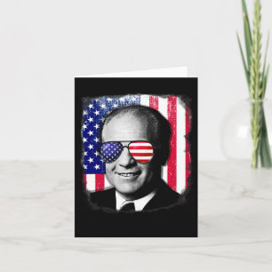 Gerald Ford Amerikaanse vlag op 4 juli Kaart