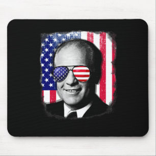 Gerald Ford Amerikaanse vlag op 4 juli Muismat