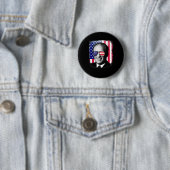 Gerald Ford Amerikaanse vlag op 4 juli Ronde Button 5,7 Cm (In situ)