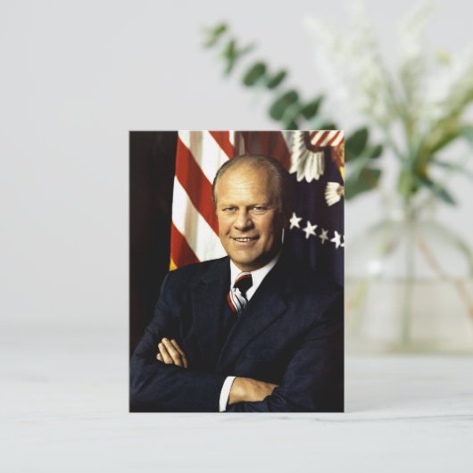Gerald Ford Briefkaart (Staand voorkant)