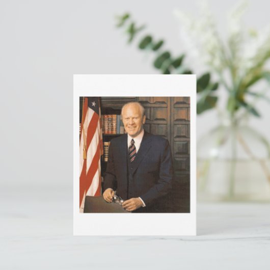 Gerald Ford Briefkaart (Staand voorkant)