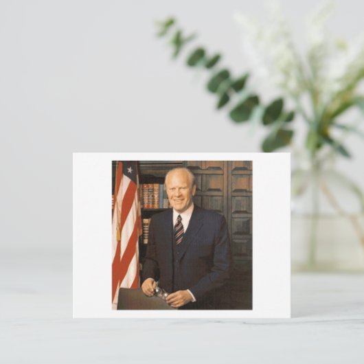 Gerald Ford Briefkaart (Staand voorkant)