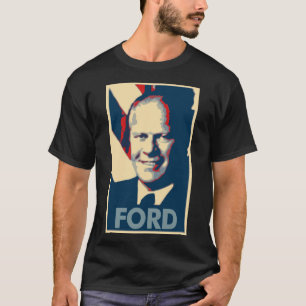 Gerald Ford Poster Political Parody T-shirt