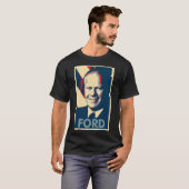 Gerald Ford Poster Political Parody T-shirt (Voorkant volledig)