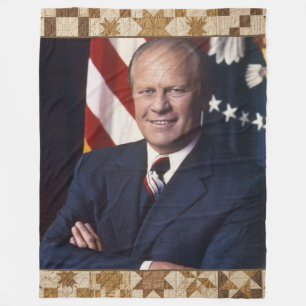Gerald Ford Presidentiële Quilt Dekbed Fleece Deken