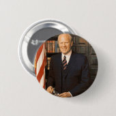 Gerald Ford Ronde Button 5,7 Cm (Voorkant /achterkant)