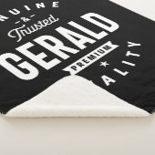 Gerald Persoonlijke naam Birthday Sherpa Deken (3/4)