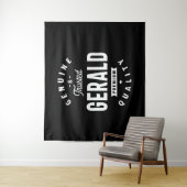 Gerald Persoonlijke Naam Verjaardag Wandkleed (In situ)