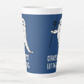 Gerald zegt Eet de Rijken Latte Mok (Voorkant)