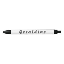 Geraldine Kugelschreiber Zwarte Inkt Pen