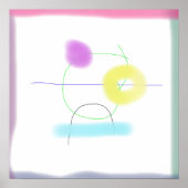 Gerangschikt op een witte achtergrond poster (Voorkant)