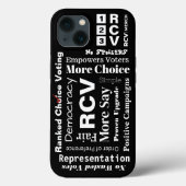 Gerangschikte stemwoorden Hoesje-Mate Tough Case-Mate iPhone Case (Achterkant)