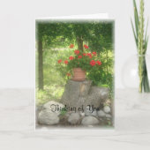 geranium1card, Denken aan jou Kaart (Voorkant)