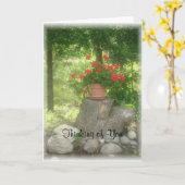 geranium1card, Denken aan jou Kaart (Gele Bloem)