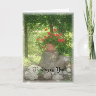 geranium1card, Denken aan jou Kaart