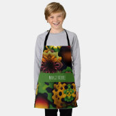 Geranium 3D Abstract geometrisch patroon Schort (Gedragen)