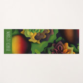 Geranium 3D Abstract geometrisch patroon Yogamat (Voorkant (horizontaal))