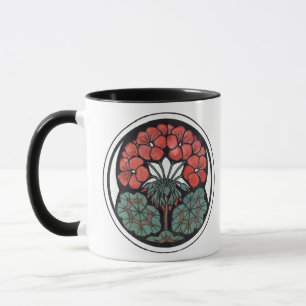 Geranium Art Nouveau Mok