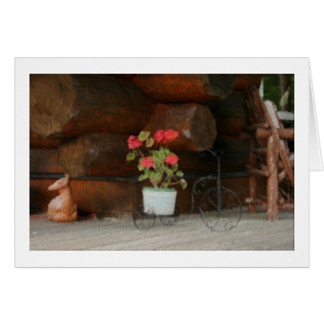 Geranium Blank-kaarten (Voorkant Horizontaal)