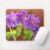 Geranium Bloem Mousepad Muismat (Met muis)