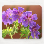 Geranium Bloem Mousepad Muismat (Voorkant)