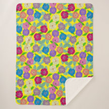 Geranium Bloemen Deken Gooi