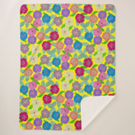 Geranium Bloemen Deken Gooi