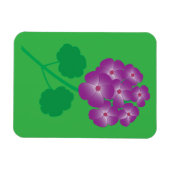 Geranium Bloemen Magneet (Horizontaal)