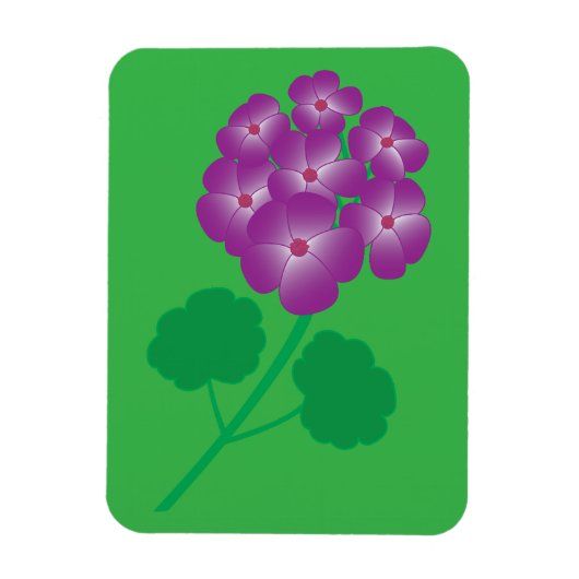 Geranium Bloemen Magneet (Verticaal)