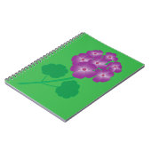 Geranium Bloemen Notitieboek (Linkerzijde)