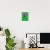 Geranium Bloemen Poster (Thuiskantoor)