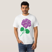 Geranium Bloemen T-shirt (Voorkant volledig)
