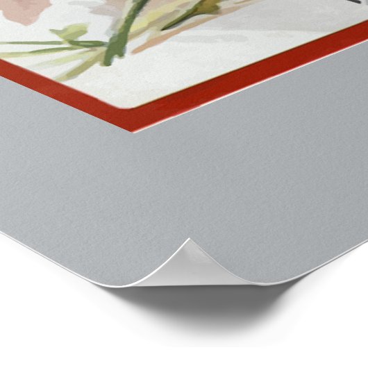 Geranium Brand Fruit Crate Label Poster (Hoek)