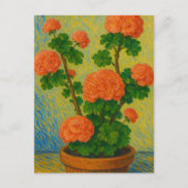 Geranium Briefkaart (Voorkant)