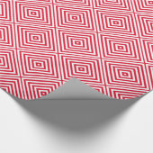 Geranium Diamond Chevron in Emporiomoffa Cadeaupapier (Hoek)